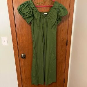 NWT Abercrombie & Fitch Green Midi Dress